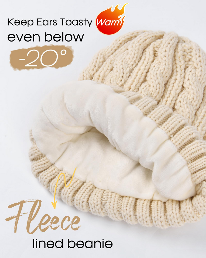 Winter Elegant hat-scraf-gloves set