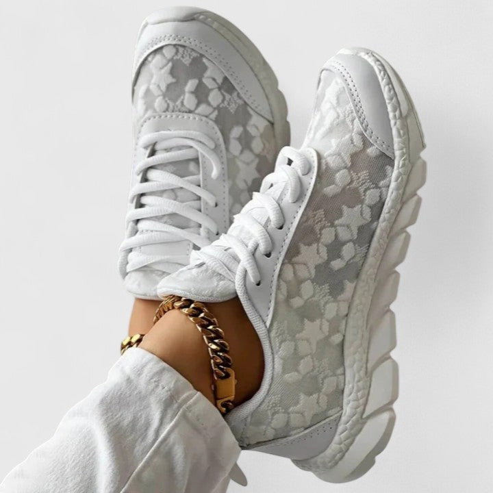 AUDREY – LACE DETAIL CHIC SNEAKERS