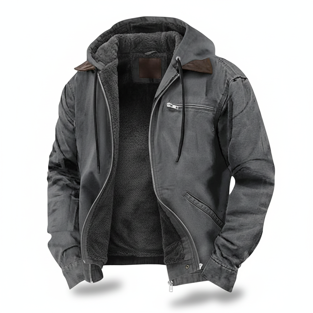 Nate | Zipper Hooded Jacket l Waterproof & Windproof