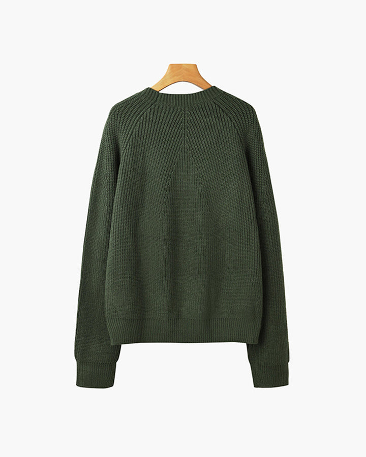 Scott ™ |  Sleeve Cotton Knit Sweater