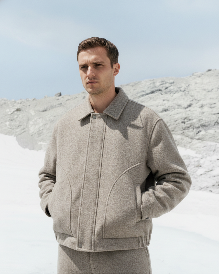 Elowen l Textured Wool Jacket