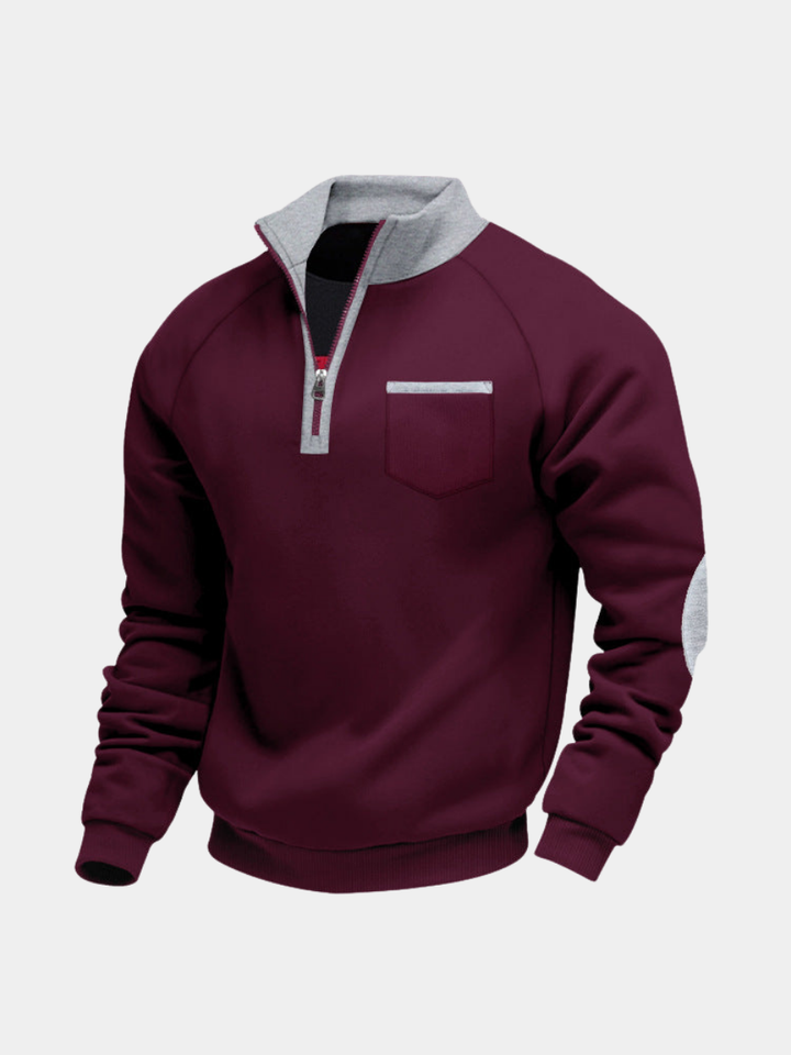 Brian | Men's Half-Zip Fleece Sweater